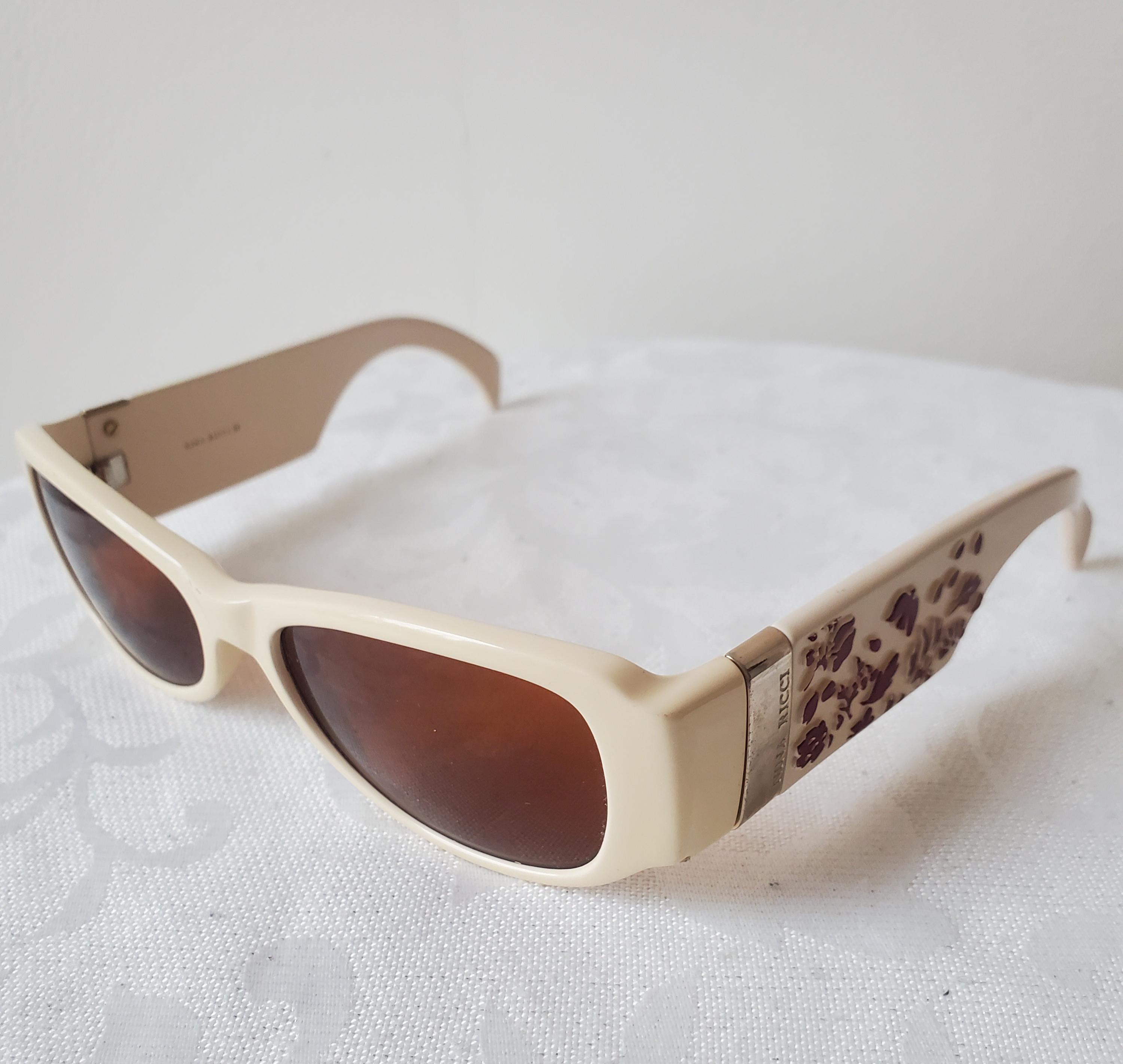 Vintage Nina Ricci-Paris Black/White/Gold w Rhinestones Women\'s Sunglasses.  NOS Nina Ricci - NR 3002 COL 3016 Vintage 80s Sunglasses – Ed  main image 3