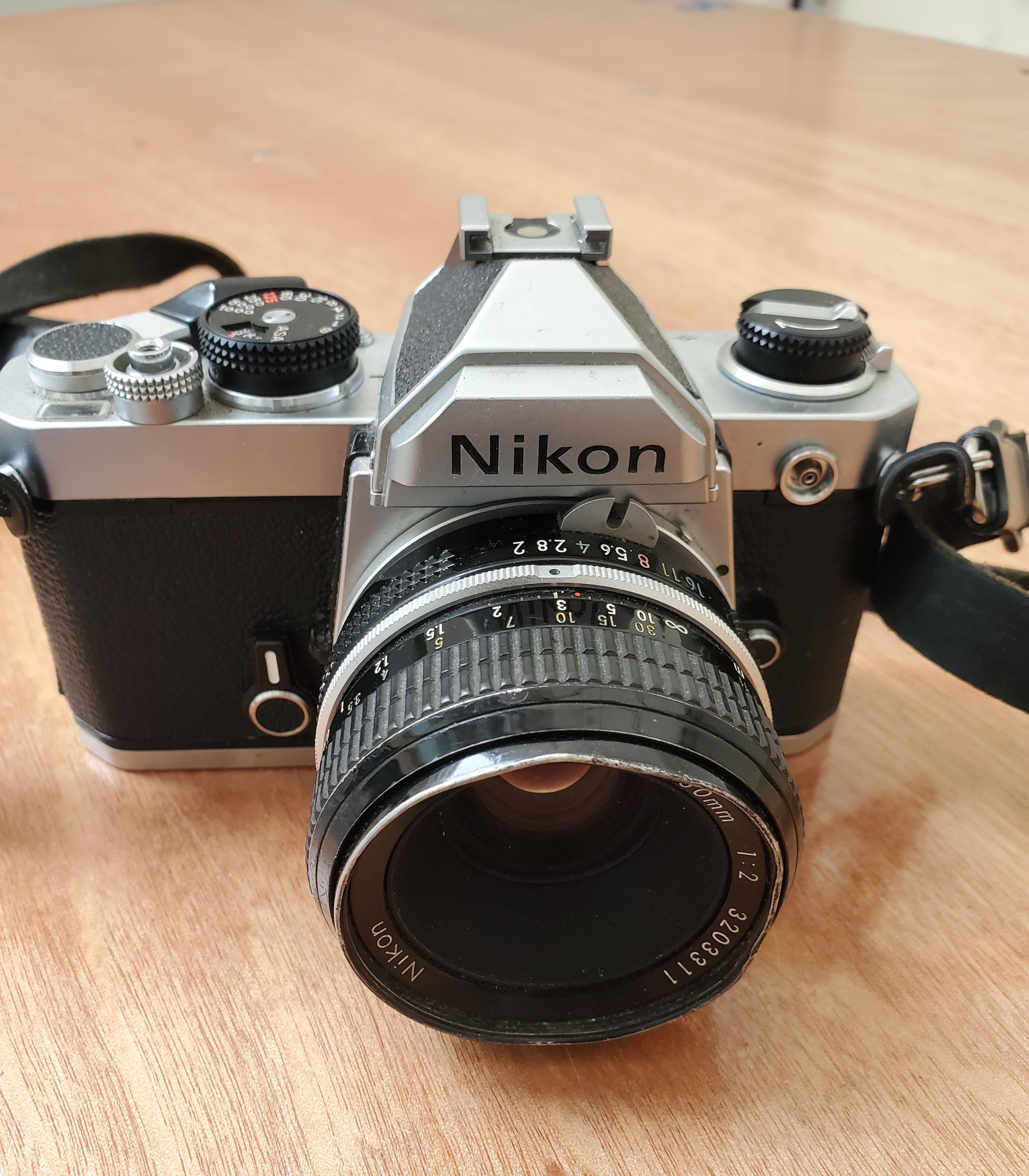 Nikon FM & Nikkor 50mm 1.2 SLR film camera