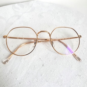 Occhiali da sole Ray-Ban modello Jack, placcati in oro, 4920 immagine 1