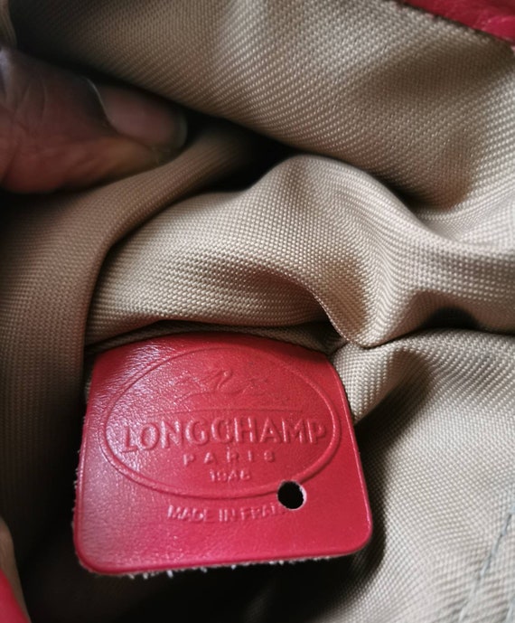 Vintage Small Longchamp Leather Backpack - image 9