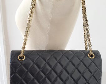 Bolso de hombro vintage clásico atemporal de Chanel, 1980