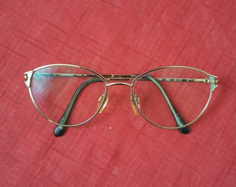 Vintage Valentino-Brille mit Metallrahmen