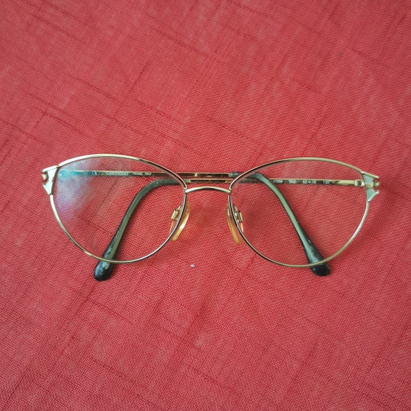 Montures De Lunettes Vintage Valentino - Marron - Occasion Bon état - Modèle V430 962