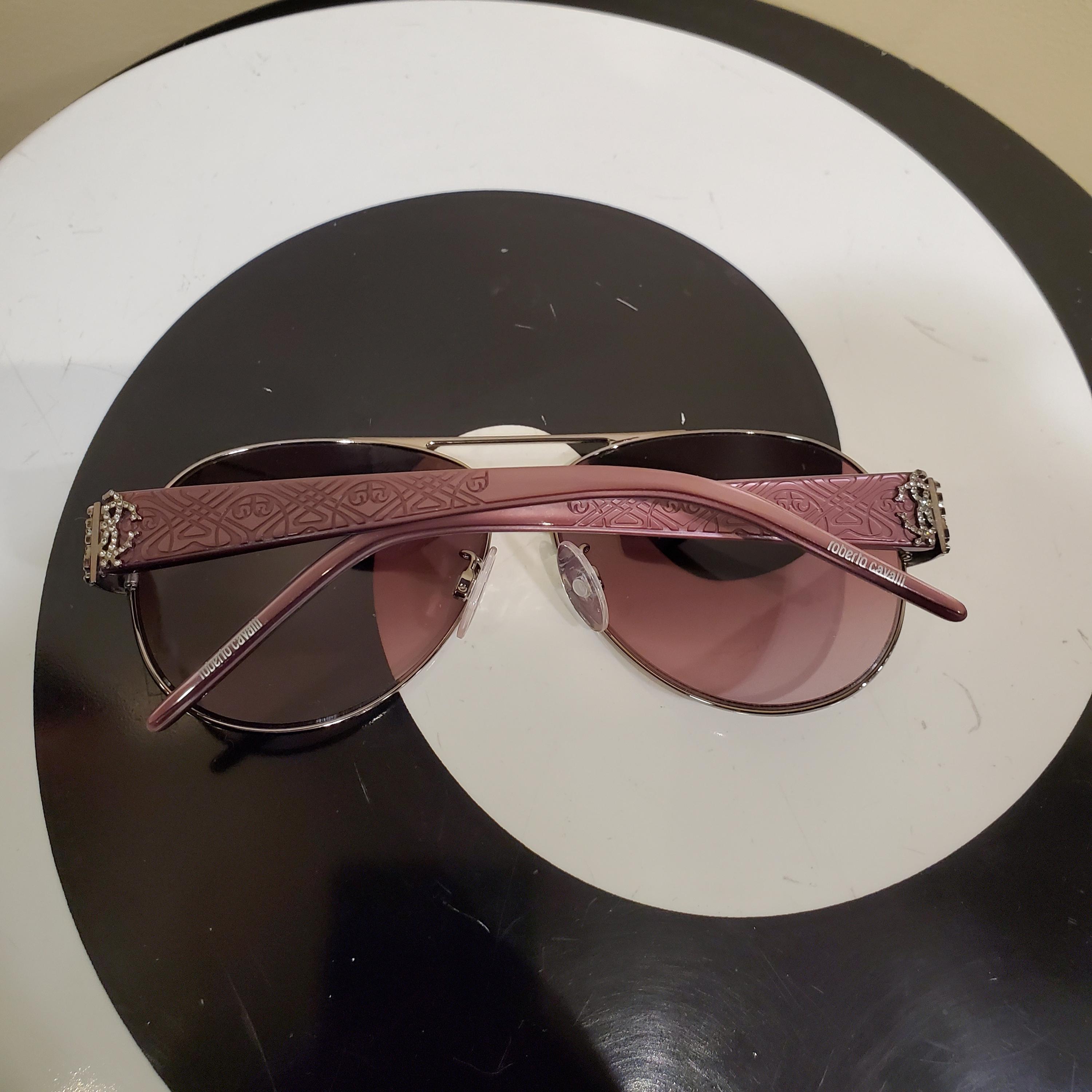 Roberto Cavalli Vintage Y2k Aviator Style Sunglasses Purple  display picture 1