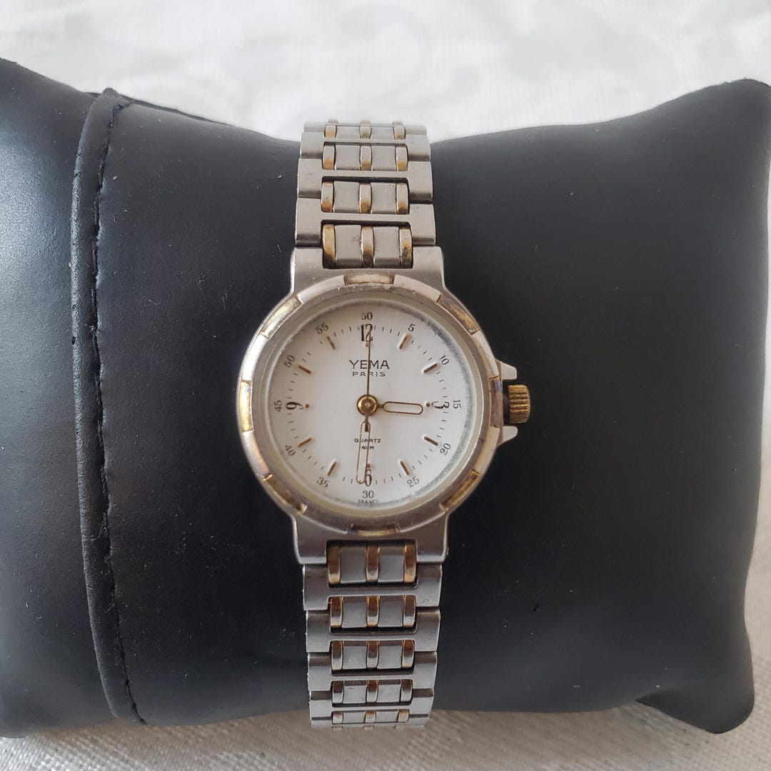 Montre YEMA Paris – Quartz – Vintage – Acier inoxydable - Montres & Bijoux
