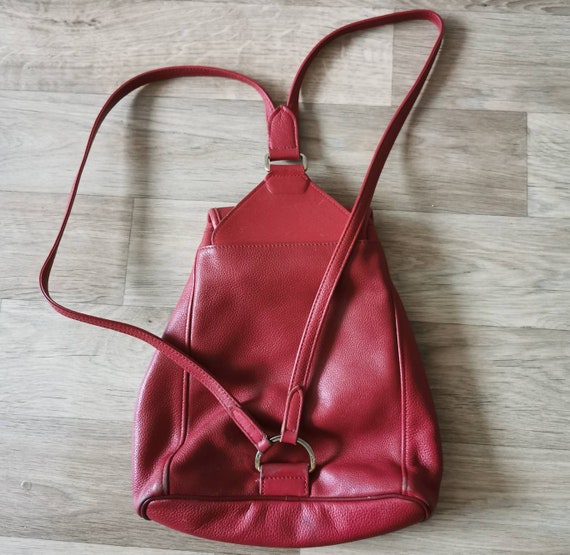 Vintage Small Longchamp Leather Backpack - image 2
