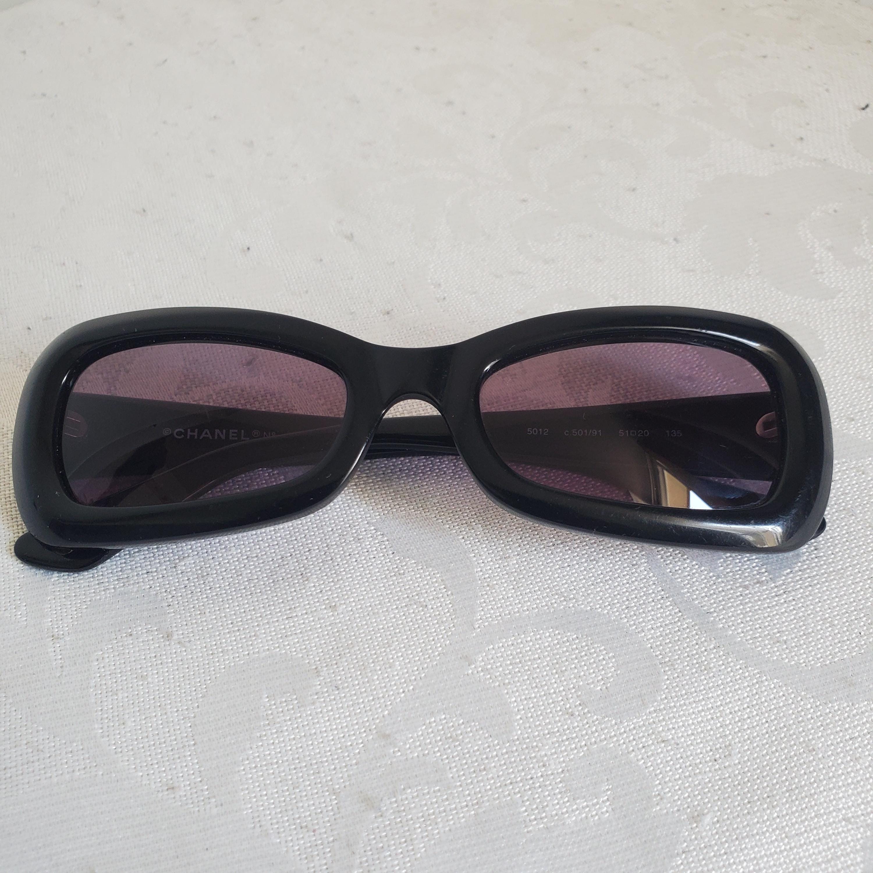 Rare Vintage Chanel Sunglasses 5012 C.501/91 - Etsy display picture 2