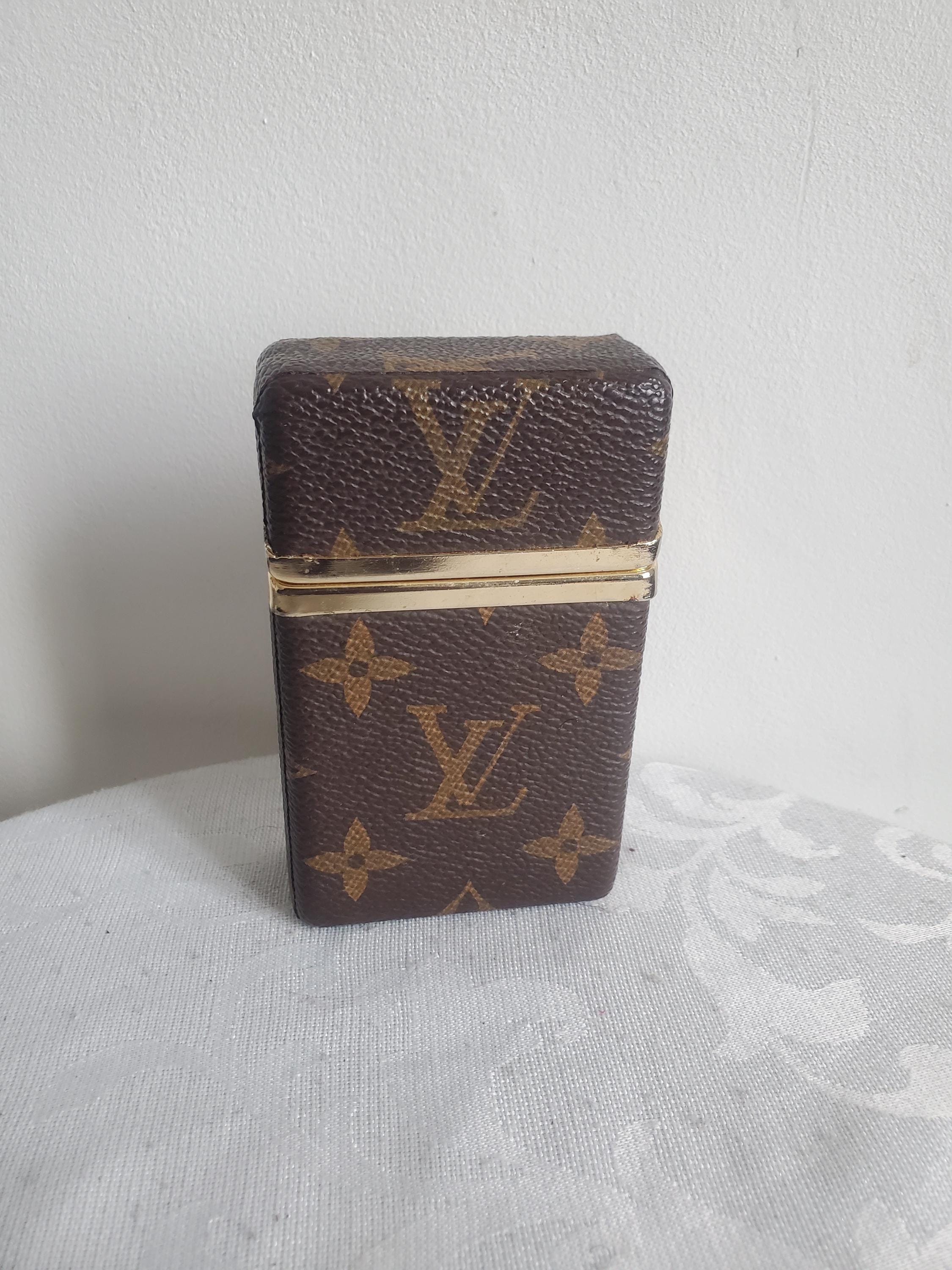 louis vuitton vintage cigarette case Vintage Louis Vuitton monogrammed cigarette case