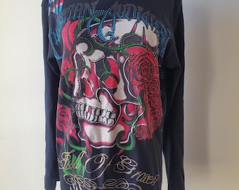 Christian Audigier Vintage Y2k Long Sleeve T-Shirt