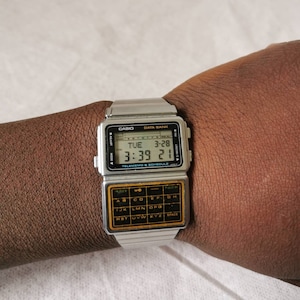 Casio Data Bank DBC-600 Calculator Module Watch 563 vintage