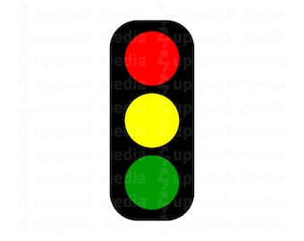 Rounded Traffic Light SVG, Traffic Light PNG, Traffic Light Printable, Traffic Light image, Traffic Light files