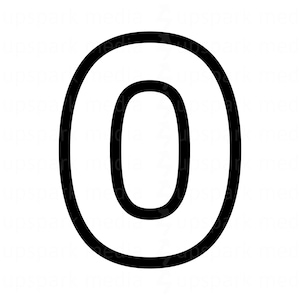 Numéros imprimables, Numéros 0-20, 30, 40, 50, 60, 70, 80, 90, 100 imprimables, Numéros PDF, Numéros imprimables 1-10