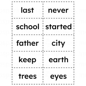 300 Printable Sight Word Flashcards, First 300 Fry Sight Word Flashcards, Kindergarten-3rd Grade Sight Words, High Frequency Word Flashcards