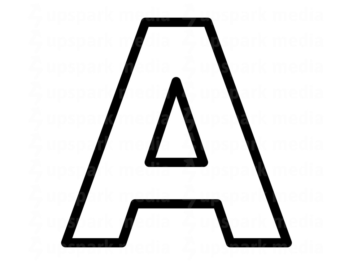 Uppercase Letters Printable, Alphabet Printable, Capital Letters ...