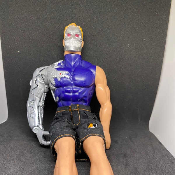 1998 Max Steel Psycho Cyborg "12 Figure