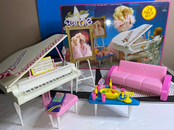 Barbie piano best sale