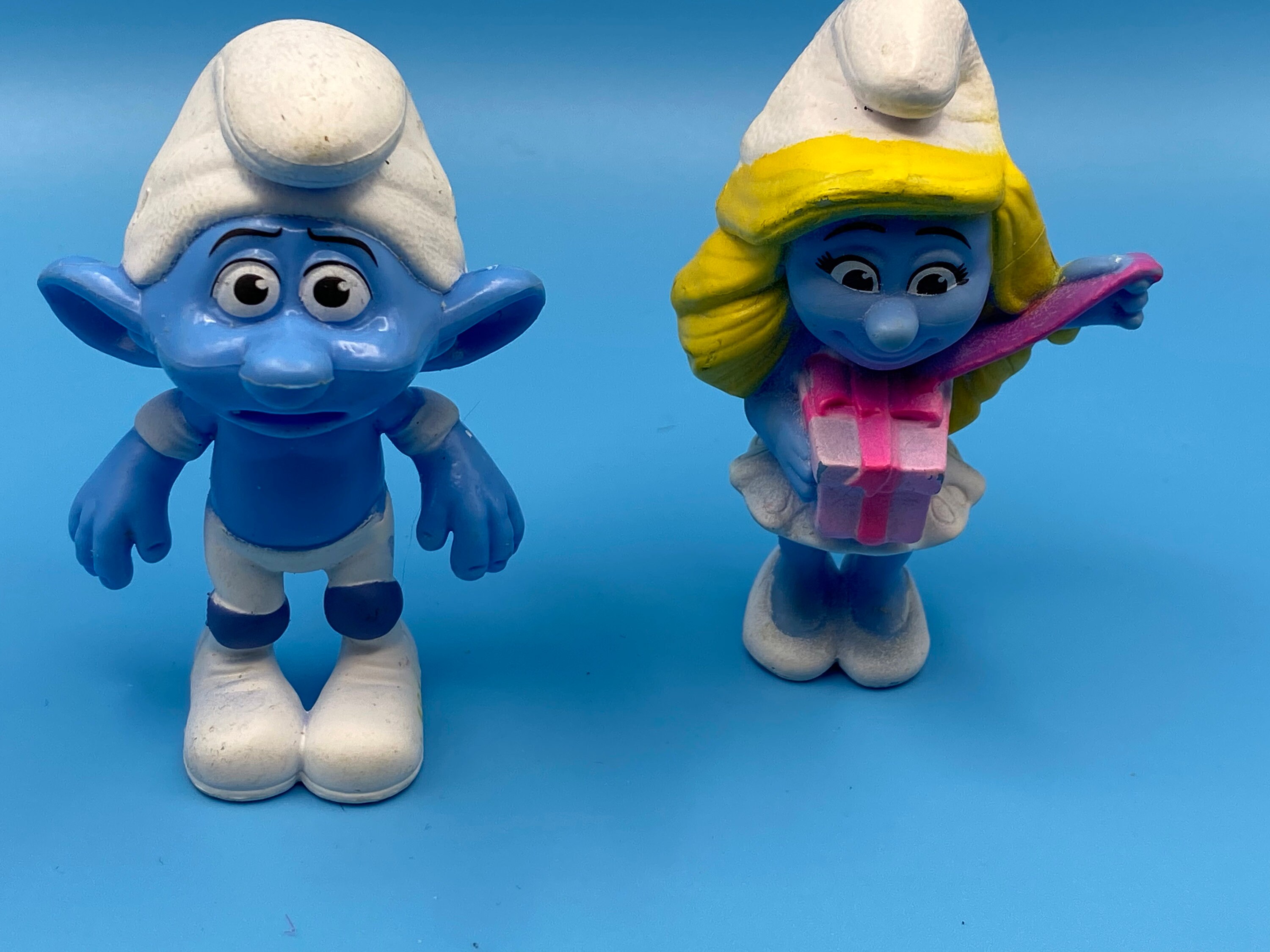 Vintage Smurf Toys Etsy