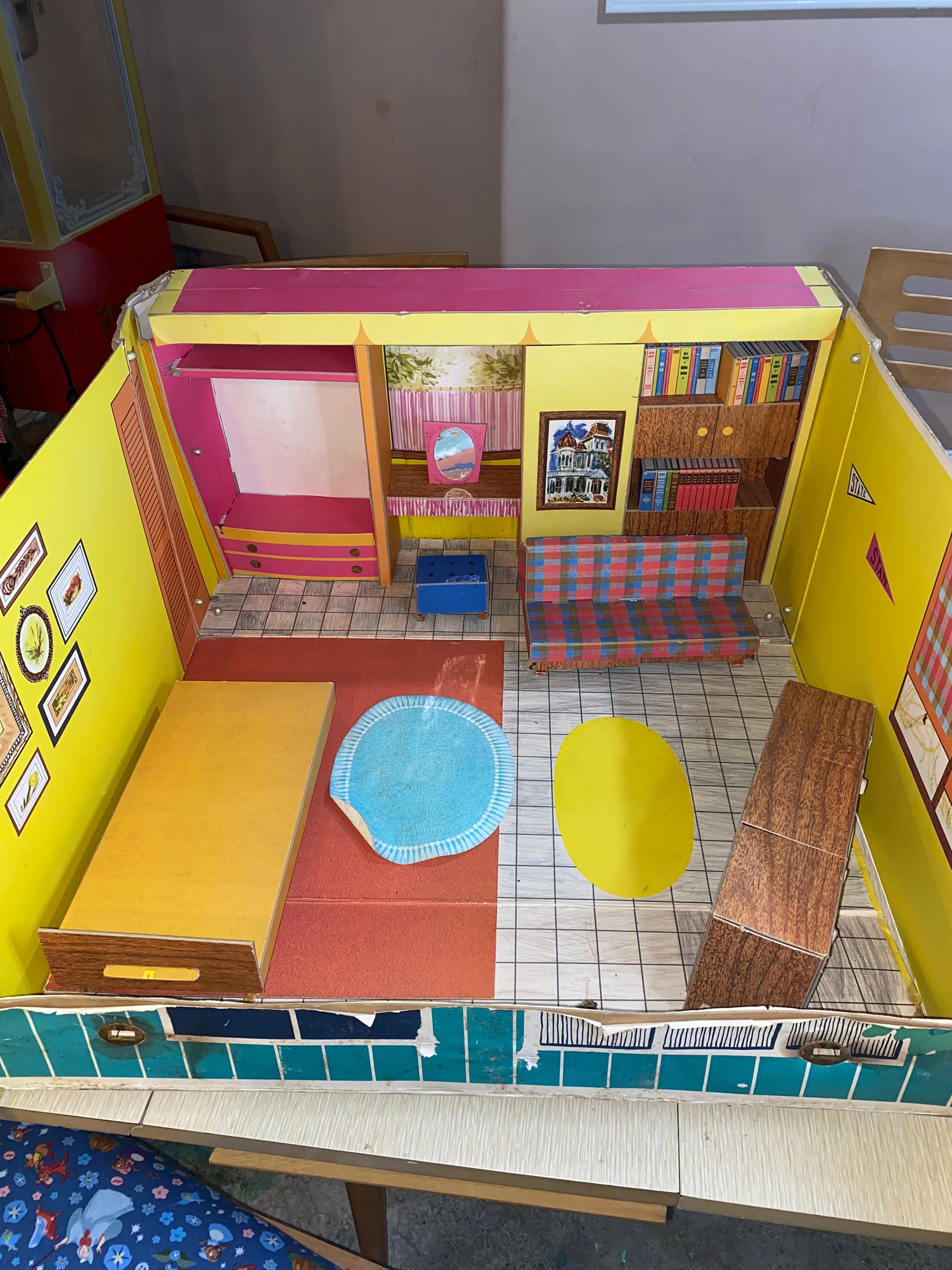 Fold up Barbie House - Etsy Canada