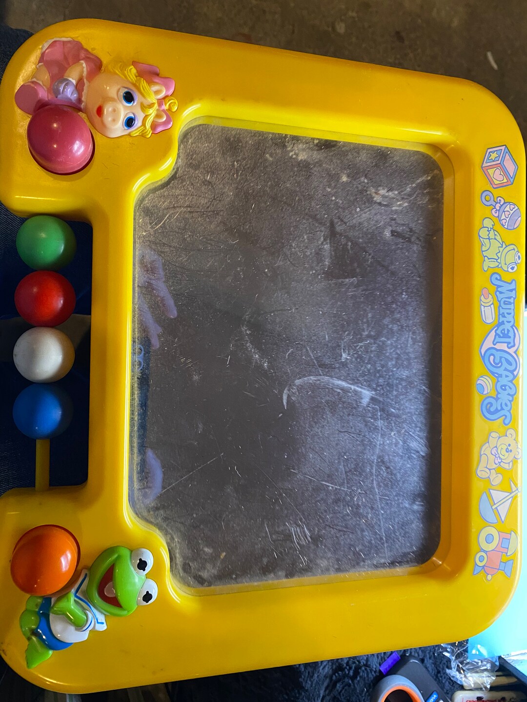 Vintage Muppet Babies Mirror Baby Crib Toy Etsy