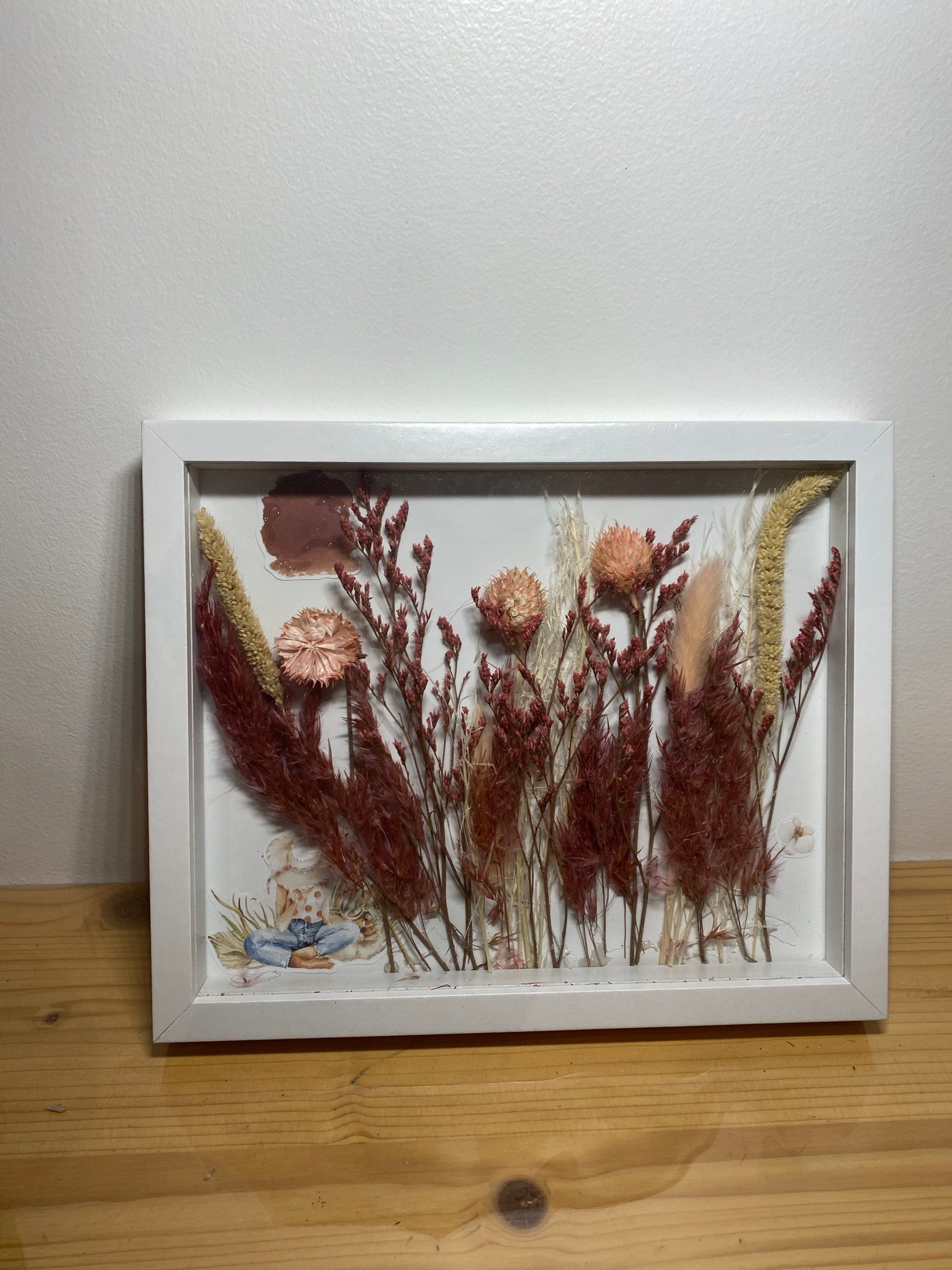 Cadre avec Fleurs Séchées