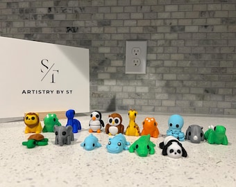 Mini Animals | Pick Your Own | Articulating Tiny Animals | 3D Printed Fidget Toy | Sensory Toy | Baby Animals | 3D Printed Animals