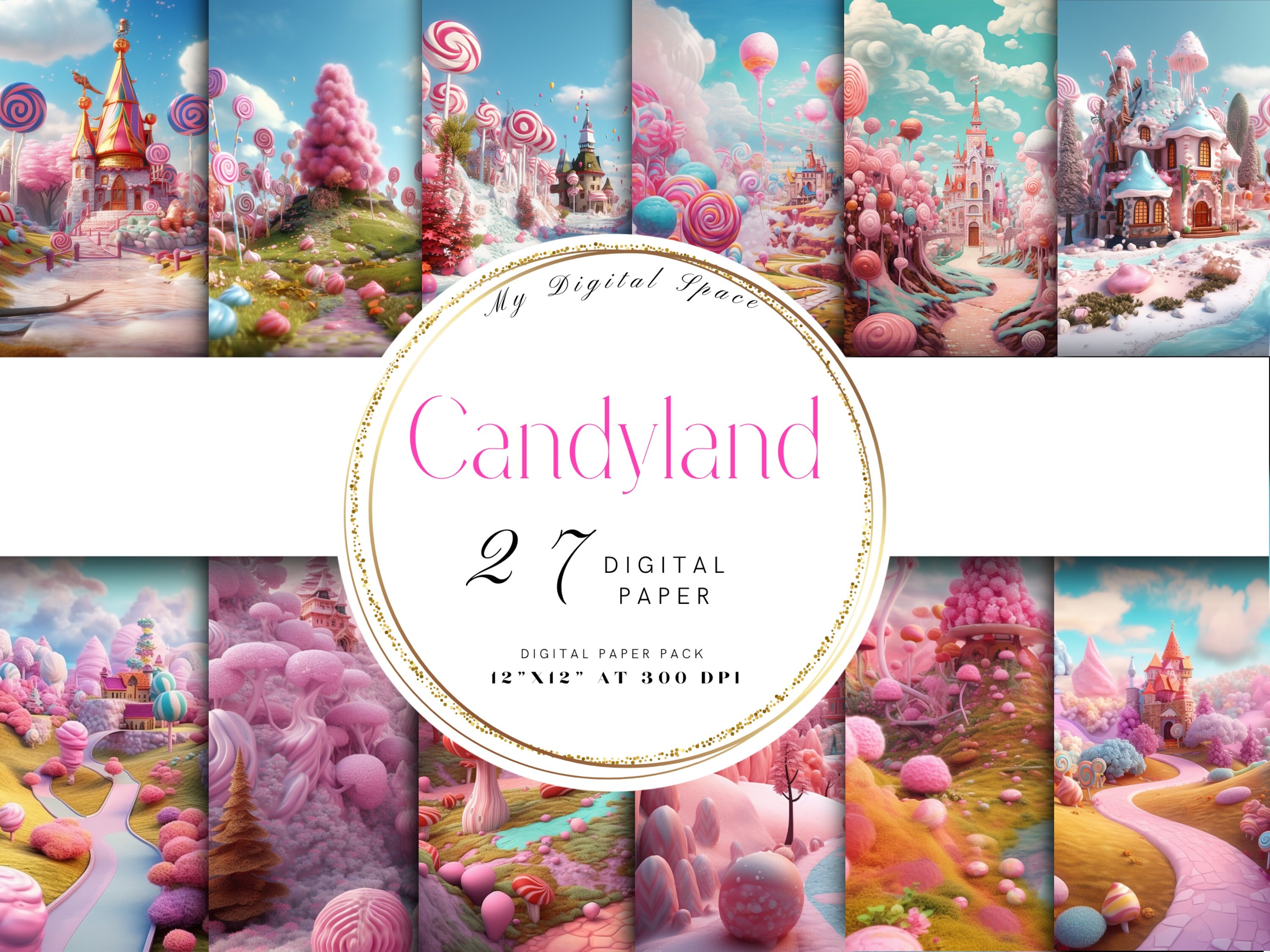 Premium AI Image  Gumball House beautiful candyland sweets