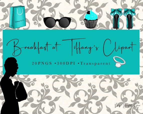 20 Breakfast at Tiffany's Clipart, Fashion, Macaron, Cupcake ...