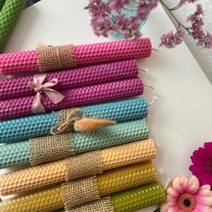 Beeswax candles