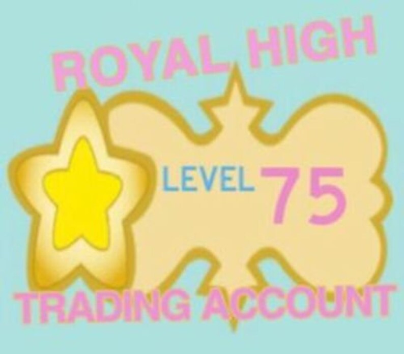 Roblox Royale High Level 75 Account Etsy Denmark