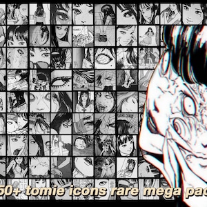 250+ Dark Anime Girl Rare Icons * Stream * Goth * Vaporwave * Aesthetic * Y2K * Edgy * Girl * Halloween * egirl * avatar * pfp * profile