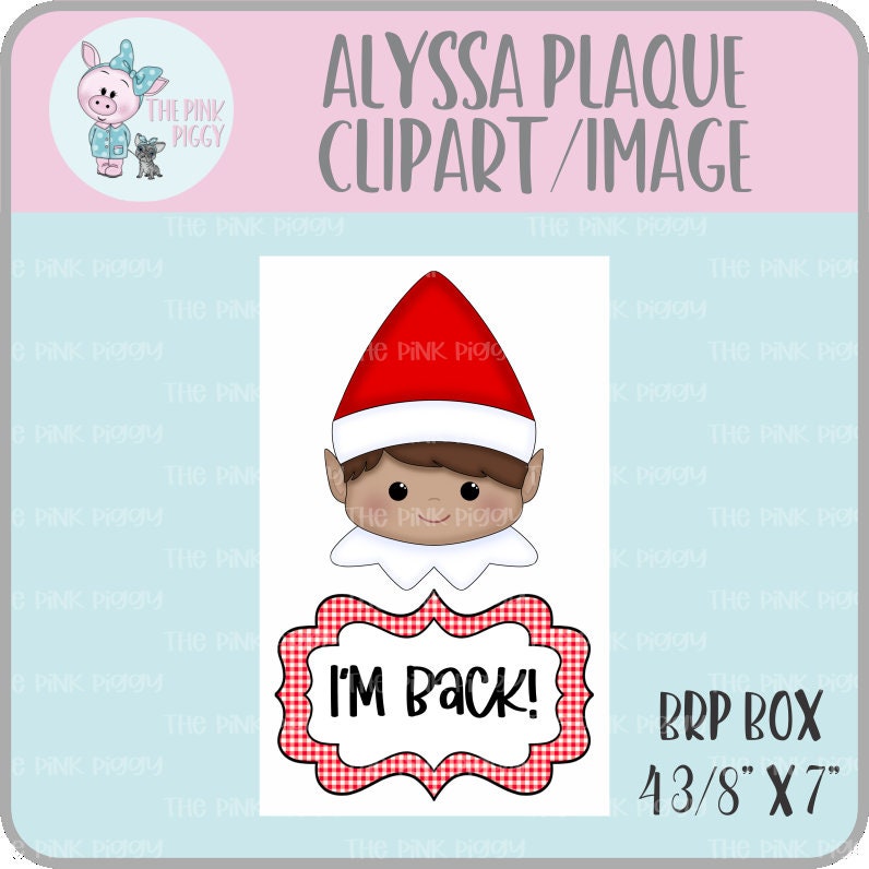 I'm Back! Clipart/image - Etsy