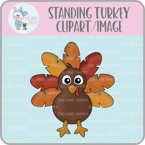Standing Turkey Boy Clipart/Image