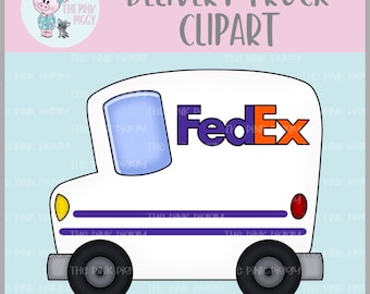 FedEx Truck Clipart/Image