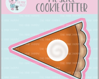 Pie Slice Cookie Cutter STL File - Four Inches
