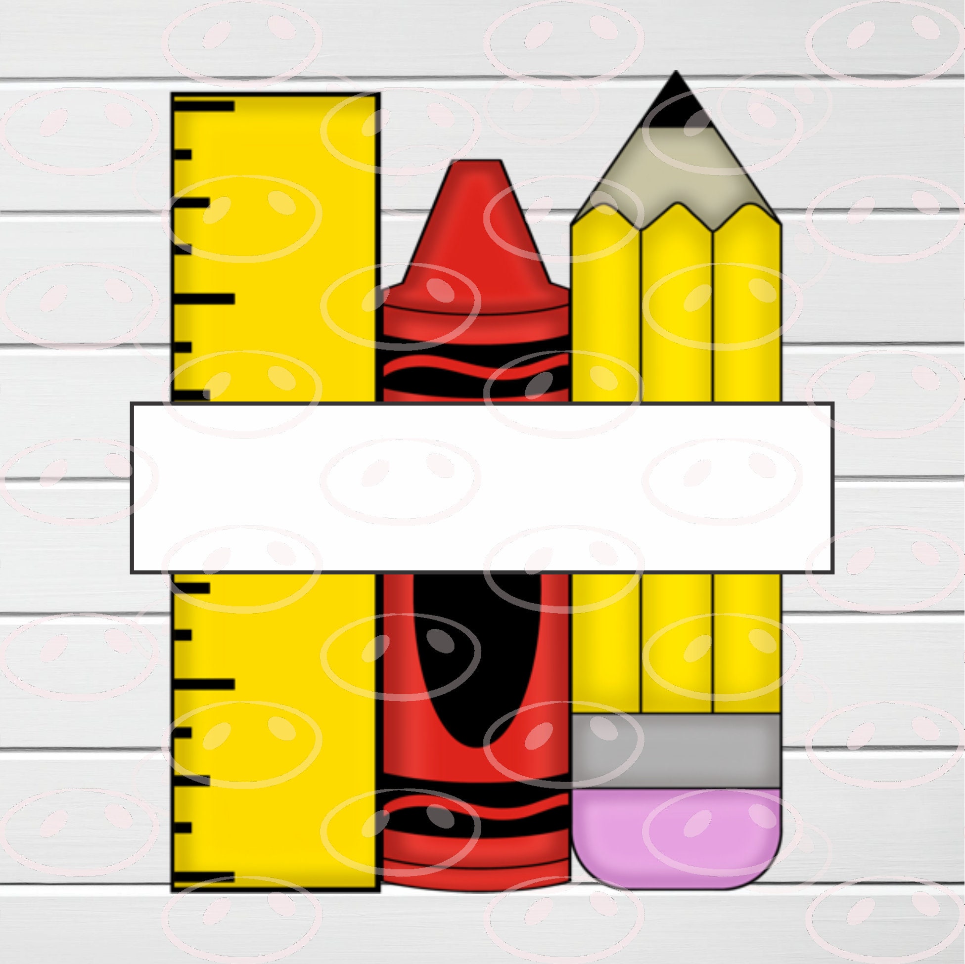 Eddie the Edible Ink Printer Four Inch Personalized Crayon, Ruler ...