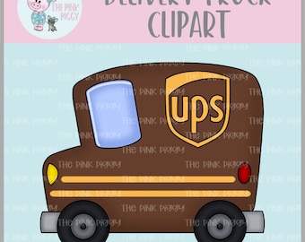 UPS Truck Clipart/Image