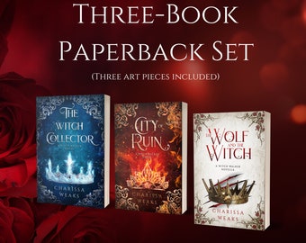 PRE-ORDER: Three-Book Signed Paperback Set w/Art Prints