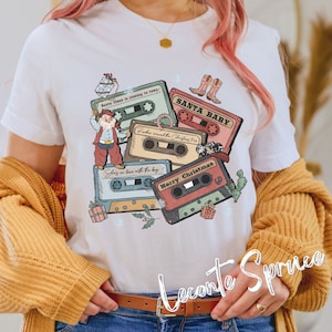 Retro Christmas Music Cassette Tapes Tshirt, Retro Christmas Song Tshirt, Christmas Tshirt, Christmas Tshirt, Bella Canvas