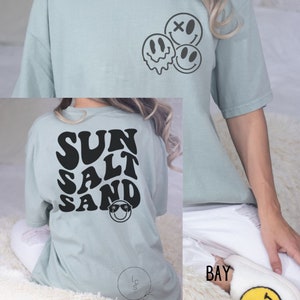 Sun Salt Sand tshirt, Girls trip shirt, beach vacation shirt, summer shirt, summer vacation shirt