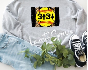 softball 3 en haut 3 en bas, chemise de maman de softball, sublimation de softball, softball png