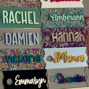 Personalized Acrylic Stanley Topper: 3D Name Plate, 40oz/30oz Quencher 2.0