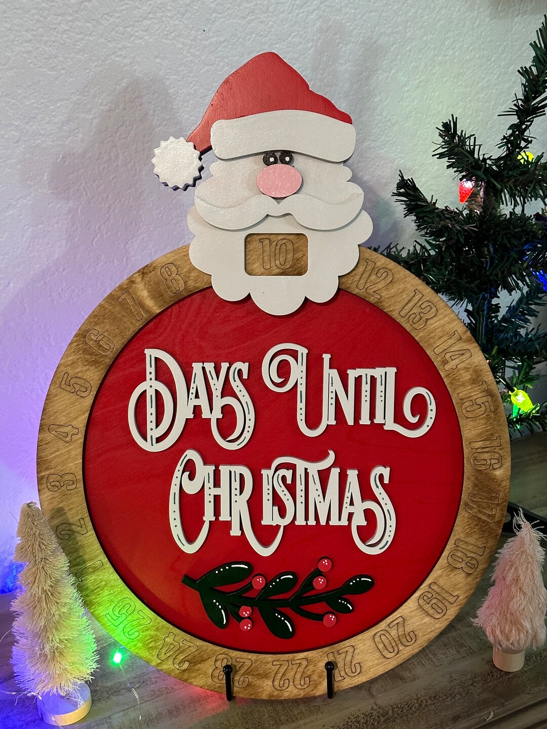 Santa Christmas Countdown Christmas Gifts Holiday Etsy santa-christmas-countdown-christmas-gifts-holiday-etsy