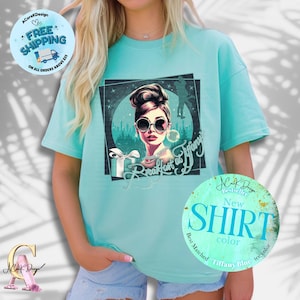 Breakfast at Tiffany’s, Audrey Hepburn shirt, fan shirt, fan gift, movie stars shirt, homage shirt, gift for wife, gift for-her