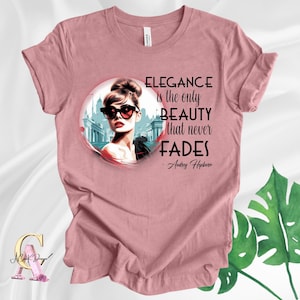 Audrey Hepburn shirt, Audrey Hepburn Homage shirt, fan shirt, fan gift, movie stars shirt, retro tee shirt, old hollywood shirt