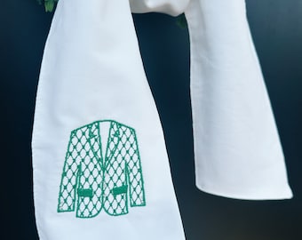 Golf Tournament Green Jacket Wreath Sash - Personalization Optional