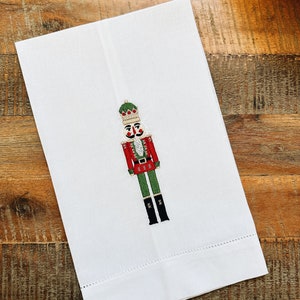 Nutcracker Linen Tea Towel