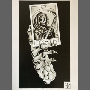 Death tarot print