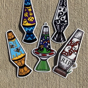 Lava lamp sticker pack