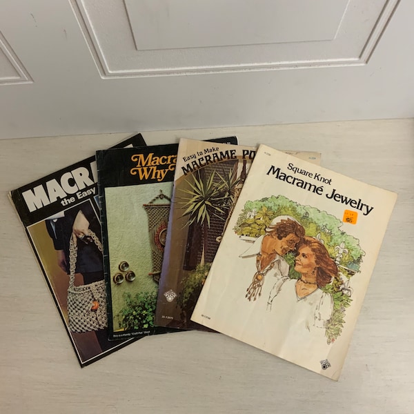 1970s Macrame Instruction Booklets