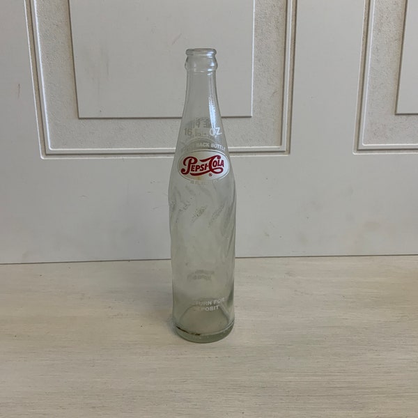 Vintage Pepsi-Cola Glass Bottle